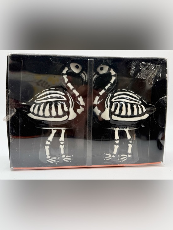 Celebrate Together Other - Celebrate Together™ Halloween 2-pc. Flamingo Skeleton Salt & Pepper Shaker Set